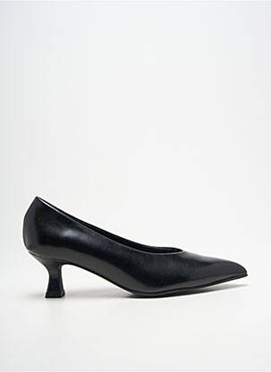 Escarpins tissage satiné talon de 4 à 6cm noir PEDRO MIRALLES femme
