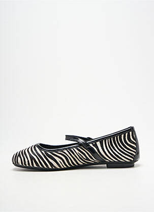 Ballerines bout carré talon plat jusqu'à 3cm noir REQINS femme