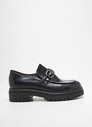 Mocassins tissage satiné talon de 4 à 6cm noir MURATTI femme