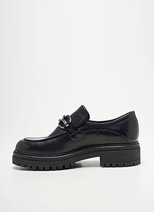 Mocassins tissage satiné talon de 4 à 6cm noir MURATTI femme