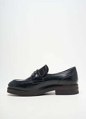 Mocassins tissage satiné talon plat jusqu'à 3cm noir MURATTI femme