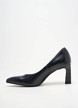 Escarpins tissage satiné talon de 7 à 9cm noir MURATTI femme
