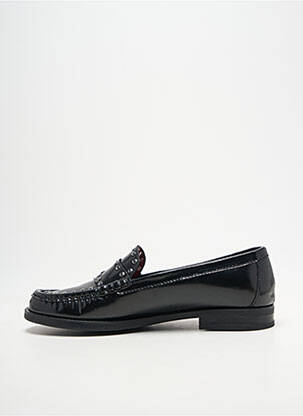 Mocassins chiquet talon plat jusqu'à 3cm noir ALIWELL femme