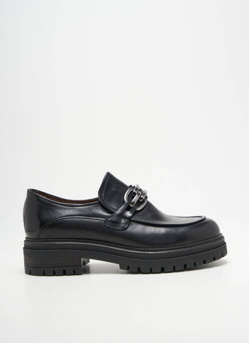 Mocassins tissage satiné talon de 4 à 6cm noir MURATTI femme