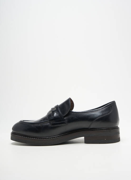 Mocassins tissage satiné talon plat jusqu'à 3cm noir MURATTI femme