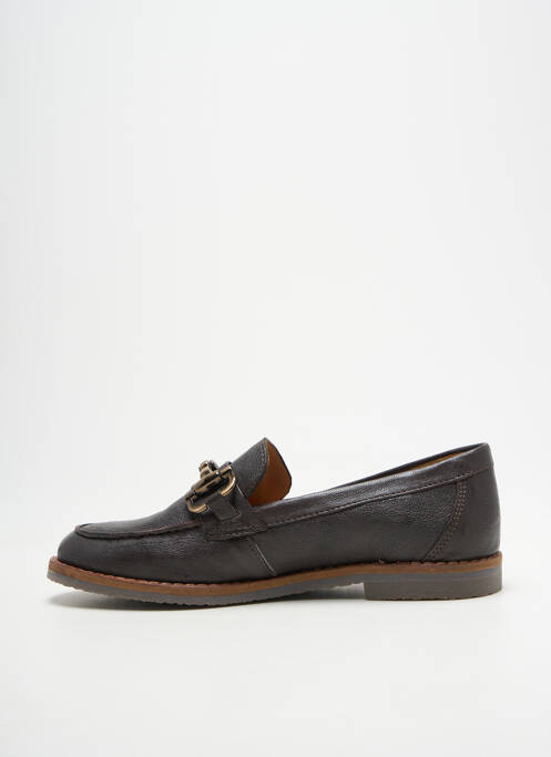 Mocassins matière lisse talon plat jusqu'à 3cm marron ALIWELL femme