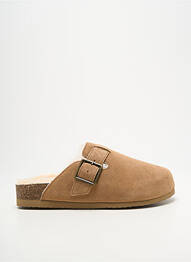 Mules/sabots talon plat jusqu'à 3cm beige SWEET HERITAGE femme