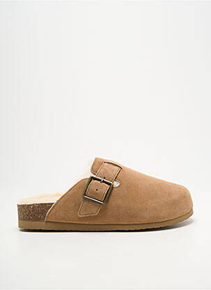 Mules/sabots talon plat jusqu'à 3cm beige SWEET HERITAGE femme