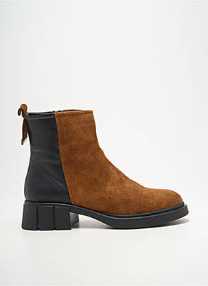 Bottines/boots talon bas talon de 4 à 6cm marron COCO ET ABRICOT femme