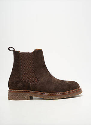 Bottines/boots talon bas talon plat jusqu'à 3cm marron COCO ET ABRICOT femme