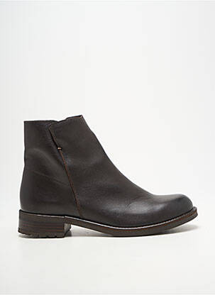 Bottines/boots talon bas talon plat jusqu'à 3cm marron COCO ET ABRICOT femme