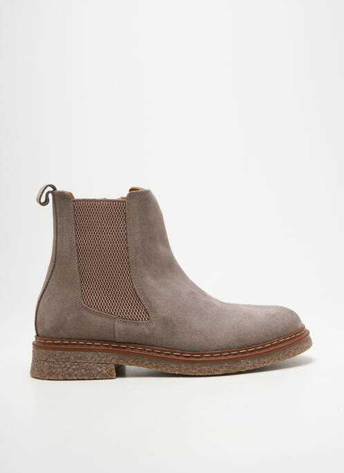 Bottines/boots talon bas talon plat jusqu'à 3cm gris COCO ET ABRICOT femme