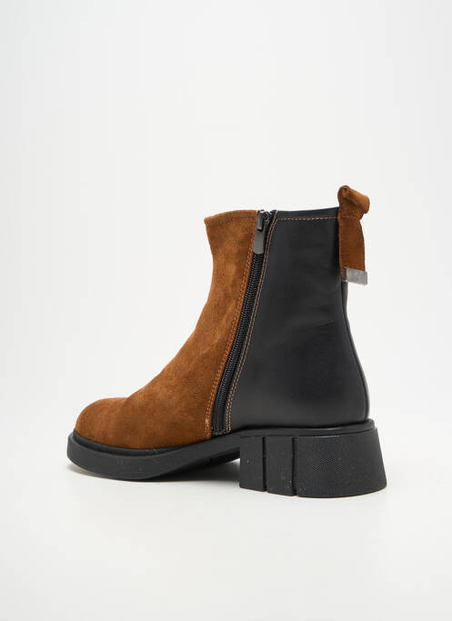 Bottines/boots talon bas talon de 4 à 6cm marron COCO ET ABRICOT femme