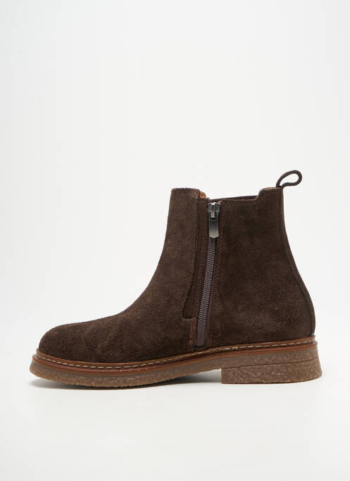 Bottines/boots talon bas talon plat jusqu'à 3cm marron COCO ET ABRICOT femme