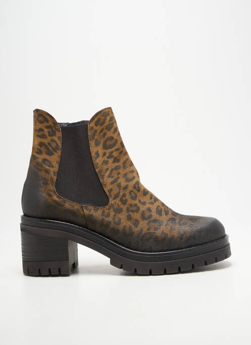 Bottines/boots talon bottier talon de 7 à 9cm marron COCO ET ABRICOT femme