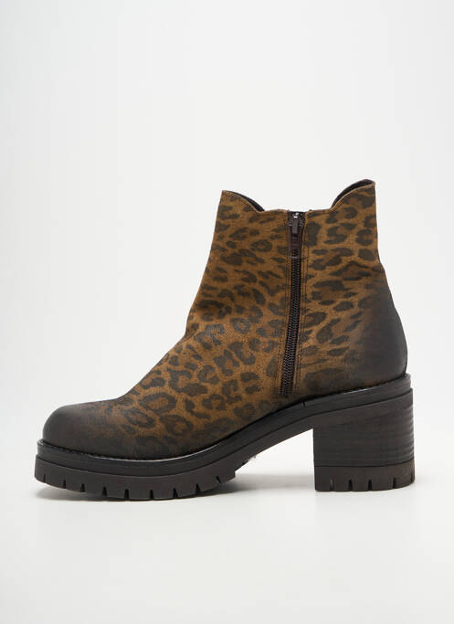 Bottines/boots talon bottier talon de 7 à 9cm marron COCO ET ABRICOT femme