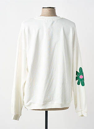 Sweat-shirt manches longues manches longues blanc CIAO MILANO femme