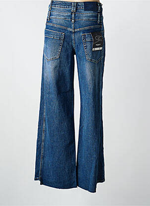 Jeans coupe large stretch taille normale bleu TOXIK3 femme