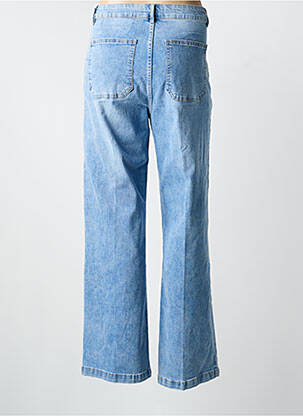 Jeans coupe large stretch taille normale bleu ONADO femme