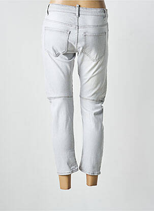 Jeans coupe slim stretch taille normale gris CARLA GIANNINI femme