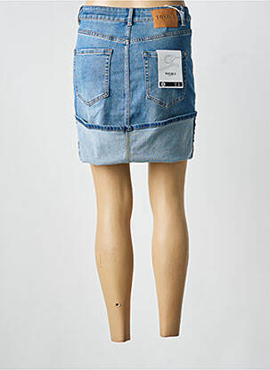 Jupe courte poches bleu TOXIK3 femme