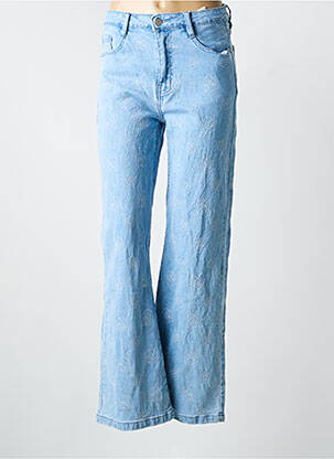 Jeans coupe large stretch taille normale bleu FOLYROSE femme