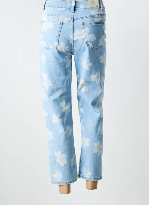 Jeans coupe droite stretch taille normale bleu FOLYROSE femme