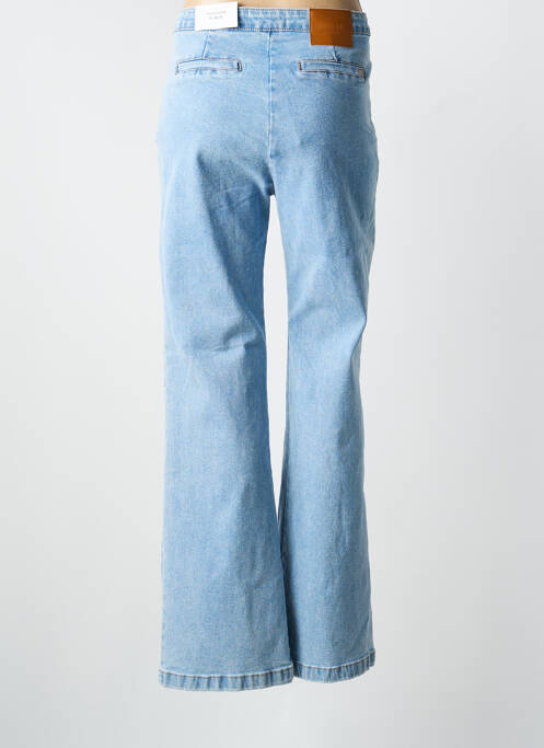 Jeans coupe droite stretch taille normale bleu MONDAY femme