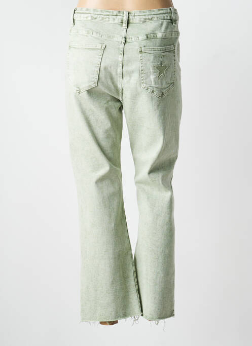 Jeans coupe droite stretch taille normale vert FOLYROSE femme
