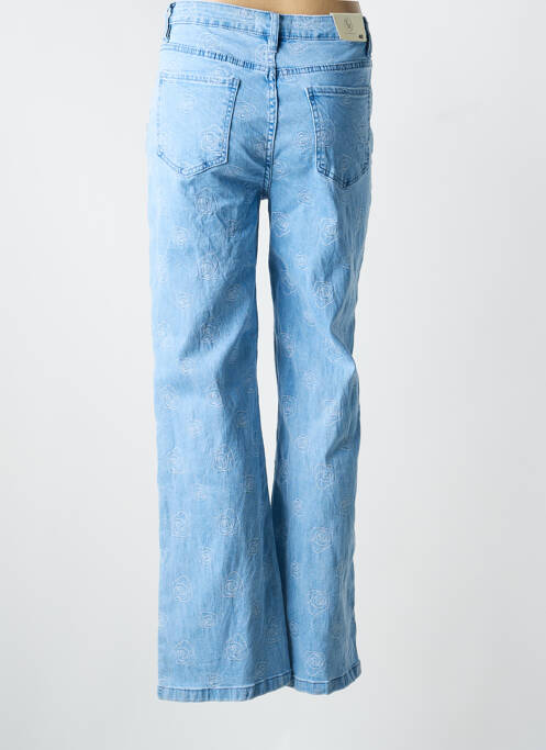 Jeans coupe large stretch taille normale bleu FOLYROSE femme
