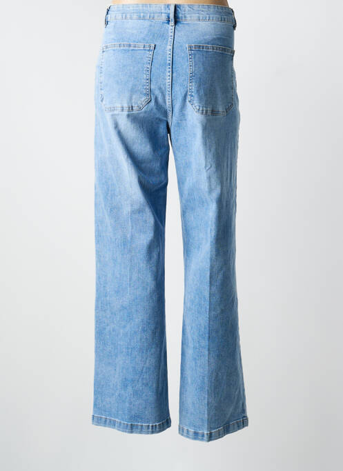 Jeans coupe large stretch taille normale bleu ONADO femme