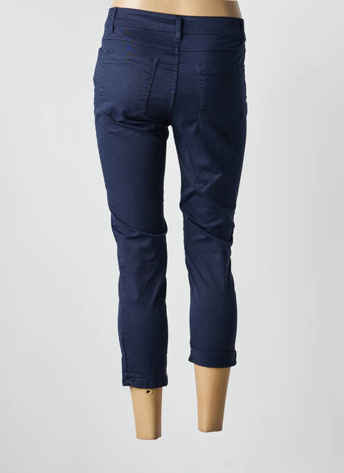 Pantacourt stretch taille normale bleu NAIIF femme