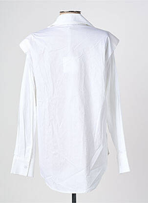 Chemisier coupe cintrée manches longues blanc KEZY femme