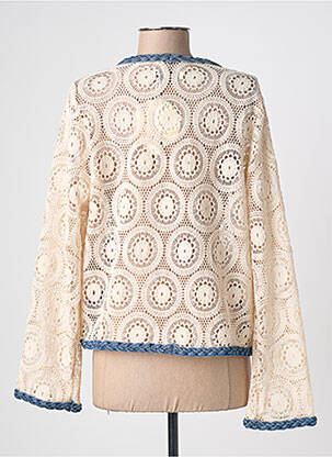 Veste casual coupe droite beige ONADO femme