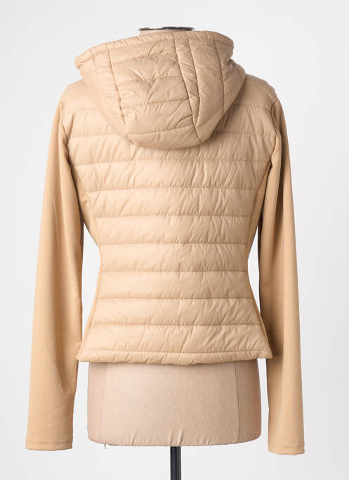 Doudoune poches a capuche beige NAIIF femme