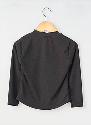 T-shirt coupe droite manches longues noir P'TIT MÔME fille