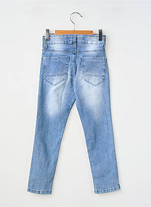 Jeans coupe slim effet usé délavé taille ajustable bleu MAGIC GIRL fille