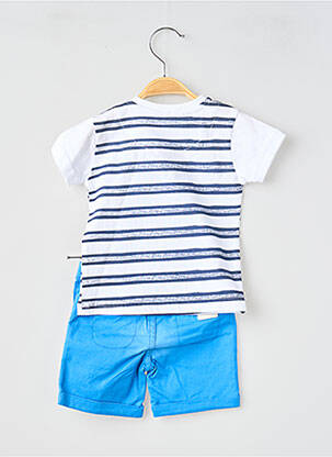 Ensemble short poches bleu BABY BOL garçon