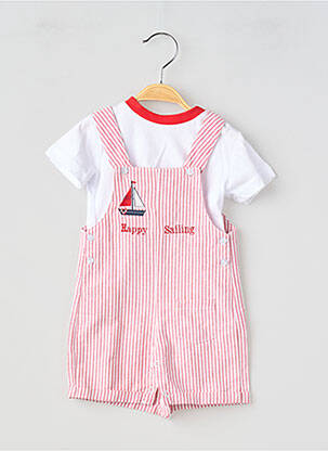 Ensemble pantalon type de haut t-shirt blanc BABY BOL garcon