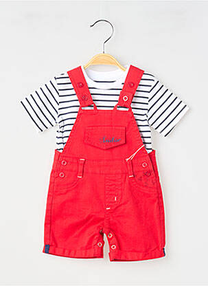 Ensemble pantalon type de haut t-shirt rouge BABY BOL garcon