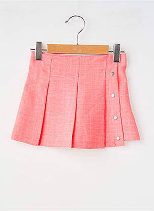 Jupe short coupe droite orange P'TIT MÔME fille