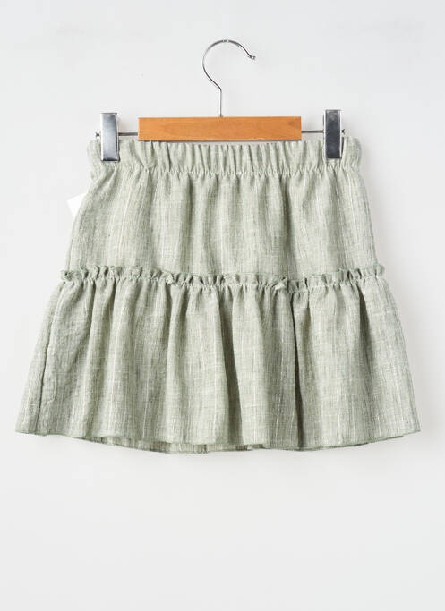 Jupe courte doublure vert P'TIT MÔME fille