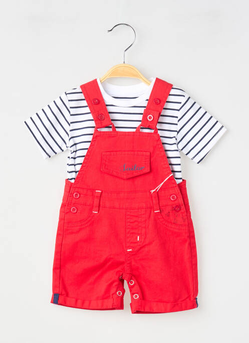 Ensemble pantalon type de haut t-shirt rouge BABY BOL garcon