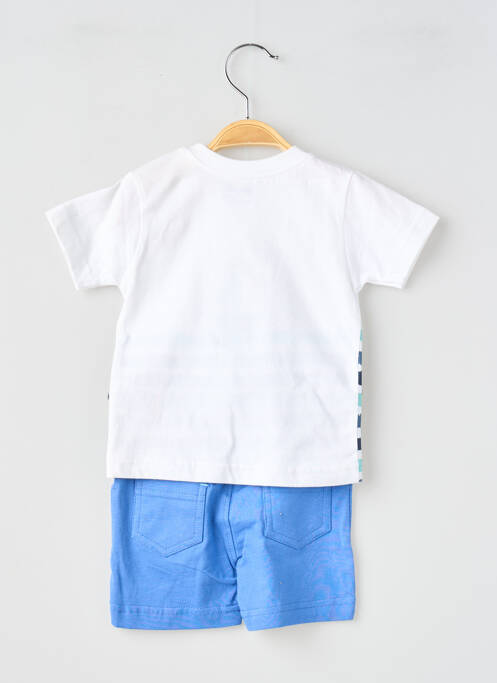 Ensemble short coupe droite bleu BABY BOL garcon