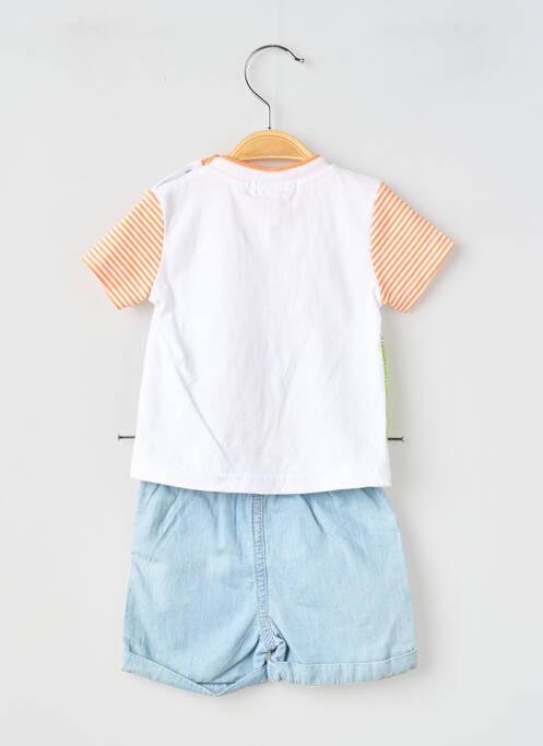 Ensemble short coupe droite bleu BABY BOL garcon