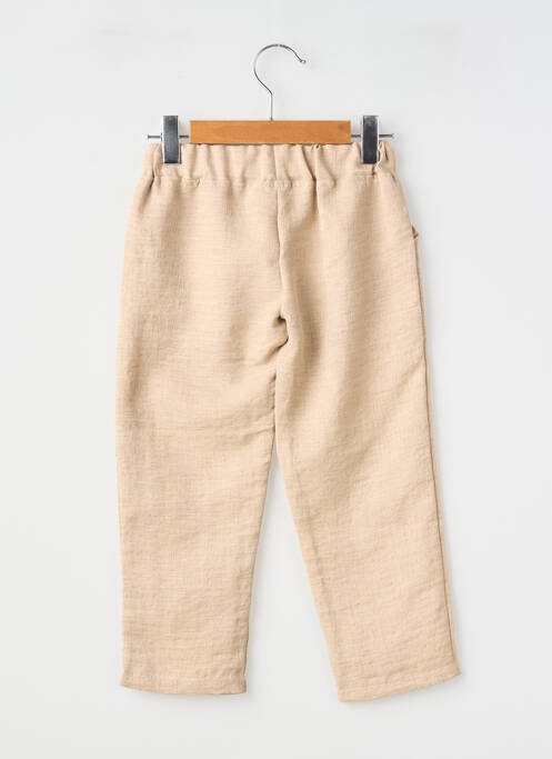 Pantalon droit poches taille élastique beige P'TIT MÔME garcon