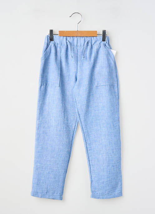 Pantalon droit poches taille élastique bleu P'TIT MÔME garcon