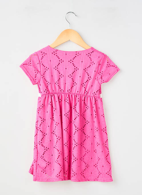 Robe courte doublure manches courtes rose P'TIT MÔME fille