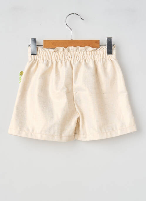Short taille normale taille élastique beige P'TIT MÔME fille