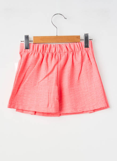 Jupe short coupe droite orange P'TIT MÔME fille